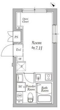 アトリオフラッツ御茶ノ水 202 間取り図