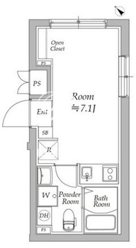 アトリオフラッツ御茶ノ水 302 間取り図