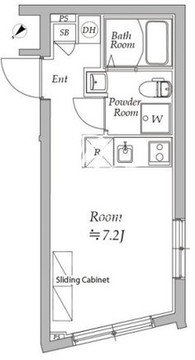 アトリオフラッツ御茶ノ水 502 間取り図