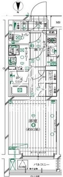 レガリス明大前 209 間取り図