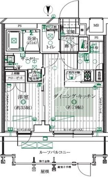 レガリス明大前 308 間取り図