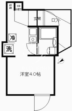 ヒューゲルハイム三軒茶屋 301 間取り図