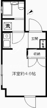 ヒューゲルハイム三軒茶屋 101 間取り図