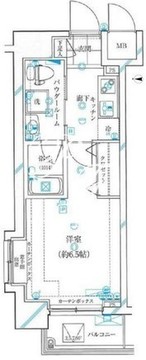 ガリシア浜松町 303 間取り図