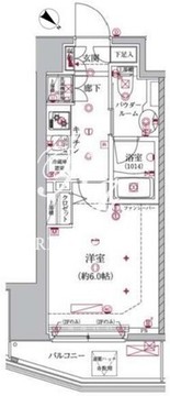 クレイシア大井町 1006 間取り図