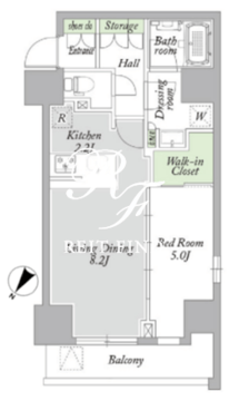 アーバンパーク西巣鴨 E-902 間取り図