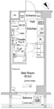 プラウドフラット大森3 502 間取り図