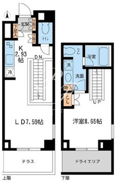 レジデンス白金コローレ 112 間取り図