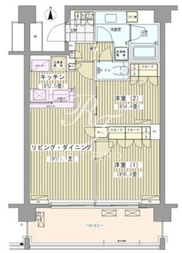 ガーデニエール砧レジデンス 528 間取り図