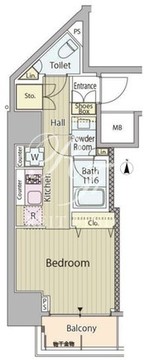 レジデンス高輪台 201 間取り図