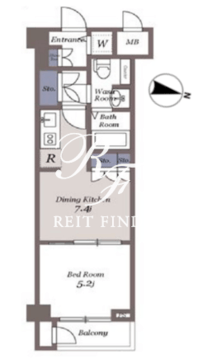ドゥーエ参宮橋 403 間取り図