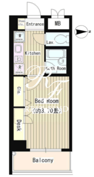 協和高輪マンション 304 間取り図