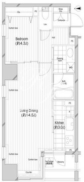 コンフォリア二番町 902 間取り図