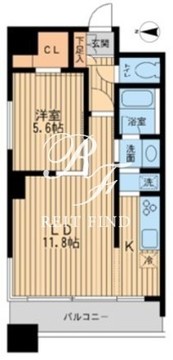 ドゥーエ清澄白河 1002 間取り図