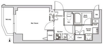 ハーモニーレジデンス神楽坂 601 間取り図