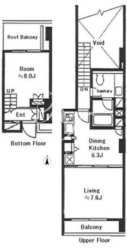 カスタリア戸越駅前 321 間取り図