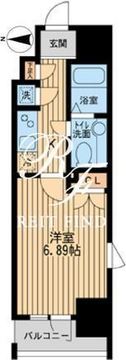 KDXレジデンス東新宿 715 間取り図