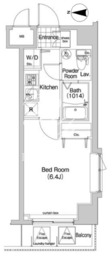 コンフォリア木場公園 605 間取り図