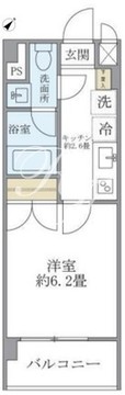 コスモリード西馬込レジデンス 111 間取り図