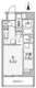 オルタナ東池袋 709 間取り図
