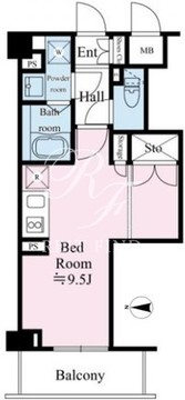 テラス都立大学 203 間取り図