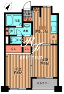 プライムアーバン勝どき 915 間取り図