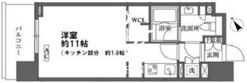 カスタリア大森 601 間取り図
