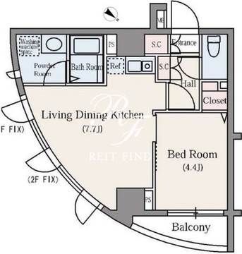 東池袋デュープレックスリズ 1001 間取り図