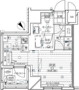 レガリス銀座イースト 303 間取り図