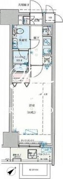 プラチナコート上野 802 間取り図