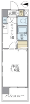 イーストコート芝 1005 間取り図
