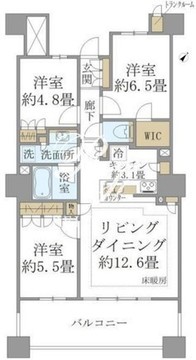 ブリリア有明スカイタワー 2934 間取り図