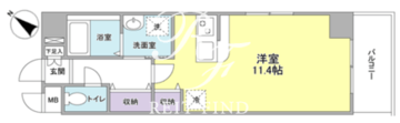 ソリッド大橋 804 間取り図