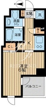 エスティメゾン武蔵小山 201 間取り図