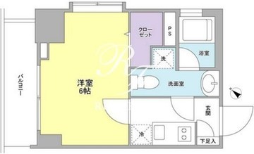 リバーレ月島 804 間取り図