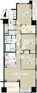 KDXレジデンス日本橋水天宮 406 間取り図