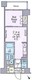 クレストコート渋谷笹塚 402 間取り図