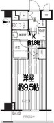 グランハイツ東新宿 311 間取り図