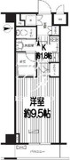 グランハイツ東新宿 513 間取り図