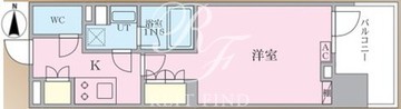 N’sパークレジデンス新宿御苑 203 間取り図