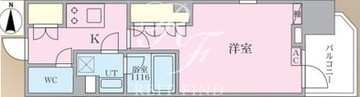 N’sパークレジデンス新宿御苑 201 間取り図