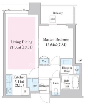 中野ステーションレジデンス 2004 間取り図