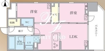 N’sパークレジデンス新宿御苑 1501 間取り図