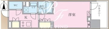 N’sパークレジデンス新宿御苑 303 間取り図