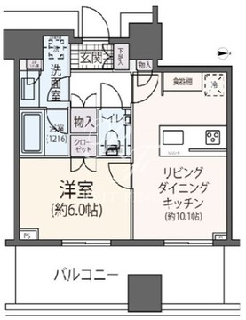 ブランズ渋谷桜丘 2002 間取り図