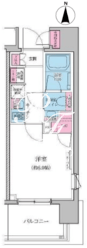 レジディア品川シーサイド 1001 間取り図
