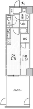 コンフォリア・リヴ志村三丁目 403 間取り図