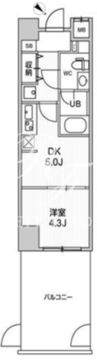 コンフォリア・リヴ志村三丁目 406 間取り図