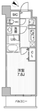 コンフォリア・リヴ志村三丁目 504 間取り図