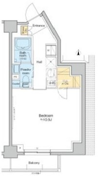 プラウドフラット西日暮里ディアージュ 309 間取り図